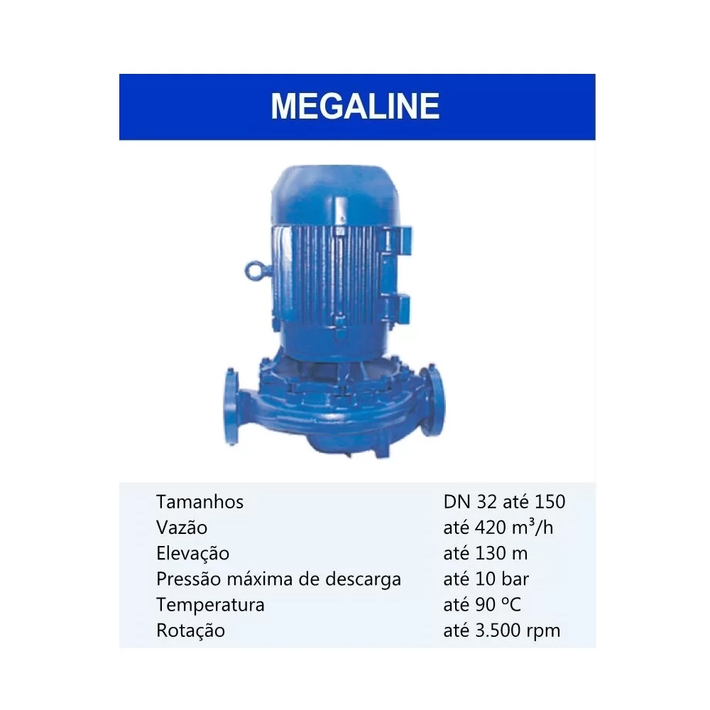 Bomba Centrifuga KSB Linha Megaline 
